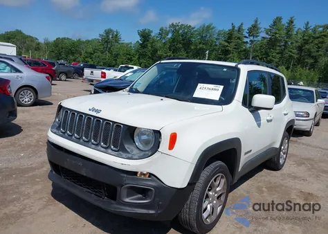 2017 Jeep Renegade Latitude 4X4 из США, поврежденный, VIN ZACCJBBB5HPF11388